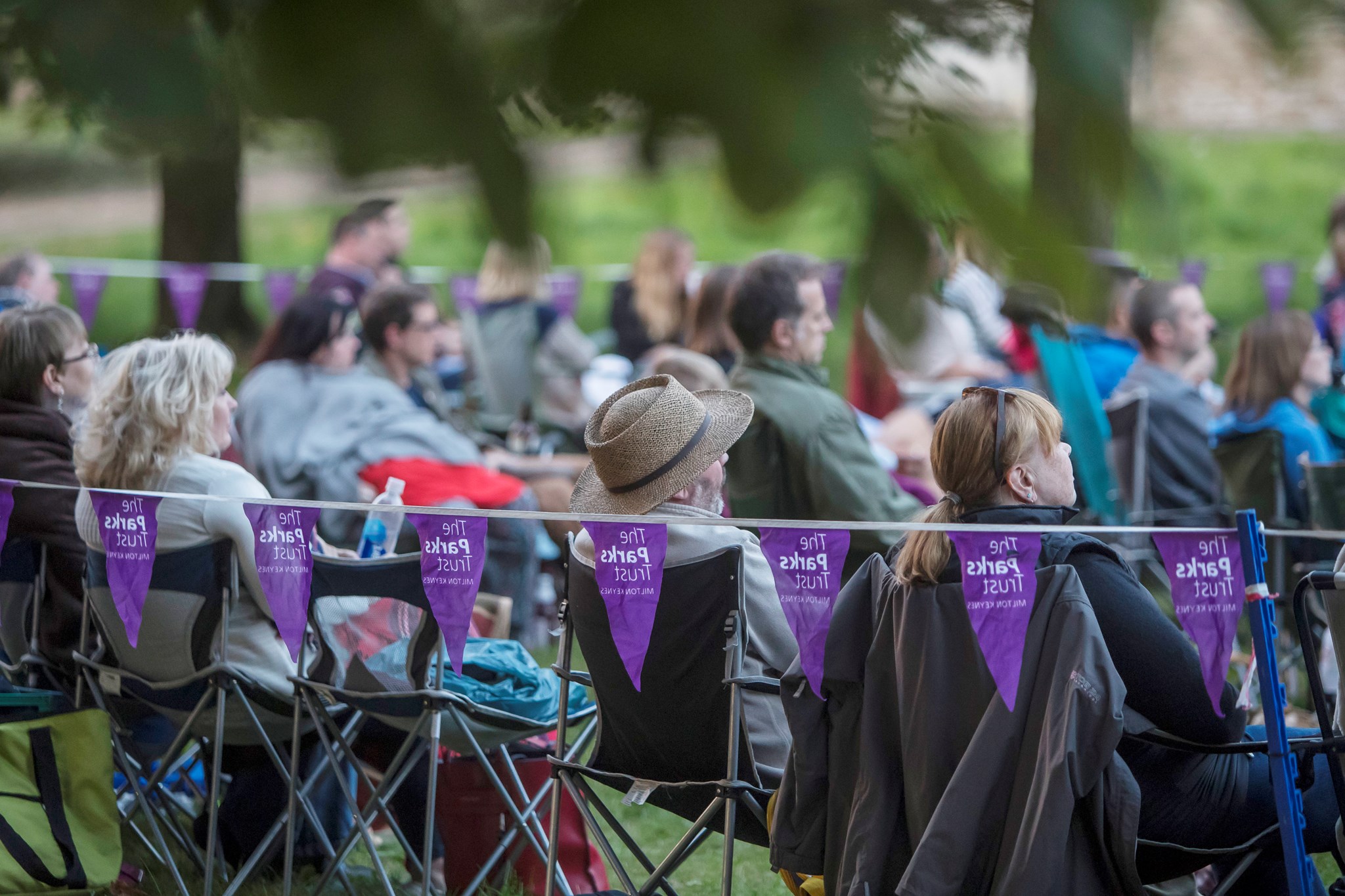 Shakespeare in the Park-Audience-Crowd-Bunting